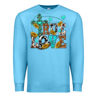 Ocean Blue true love Premium Sweatshirt - texasbilliewilder