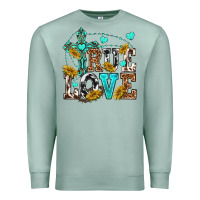 Seafoam true love Premium Sweatshirt - texasbilliewilder