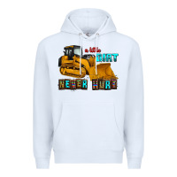 White a little dirt never hurt Premium Hoodie - AdoDesignShop