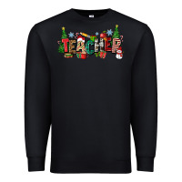 Black Christmas teacher Premium Sweatshirt - Zillion Design Studio
