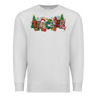 Dove Grey Christmas teacher Premium Sweatshirt - Zillion Design Studio