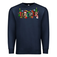 Navy Christmas teacher Premium Sweatshirt - Zillion Design Studio