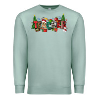 Seafoam Christmas teacher Premium Sweatshirt - Zillion Design Studio
