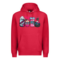 Cardinal racing coffee cups Premium Hoodie - JahusDesignShop