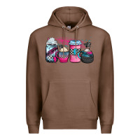 Chestnut racing coffee cups Premium Hoodie - JahusDesignShop
