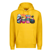 Lemon racing coffee cups Premium Hoodie - JahusDesignShop