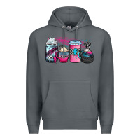 Rock racing coffee cups Premium Hoodie - JahusDesignShop
