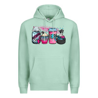 Seafoam racing coffee cups Premium Hoodie - JahusDesignShop