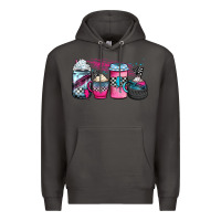 Smoke racing coffee cups Premium Hoodie - JahusDesignShop