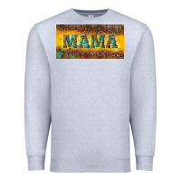 Heather Grey Mama with gemstone Premium Sweatshirt - RanaPortraitStore