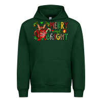 Forest Green merry and bright Urban Hoodie - AdoDesignShop