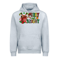 Heather Grey merry and bright Urban Hoodie - AdoDesignShop