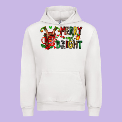Merry And Bright Urban Hoodie Designed By Adodesignshop