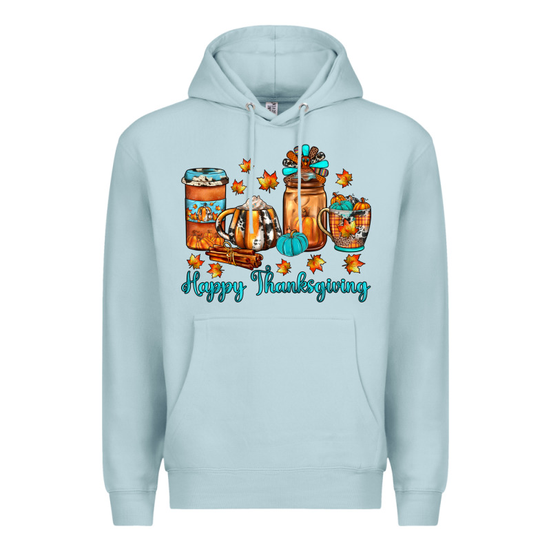 Happy Thanksgiving Coffee Premium Hoodie by JahusDesignShop | Teevron