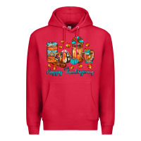Cardinal happy thanksgiving coffee Premium Hoodie - JahusDesignShop