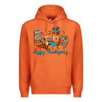 Carrot happy thanksgiving coffee Premium Hoodie - JahusDesignShop