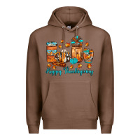 Chestnut happy thanksgiving coffee Premium Hoodie - JahusDesignShop