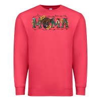 Cardinal Mama with highland cow Premium Sweatshirt - RanaPortraitStore