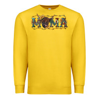 Lemon Mama with highland cow Premium Sweatshirt - RanaPortraitStore