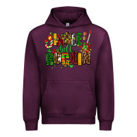 Mauve Wine jingle bell rockin Urban Hoodie - AdoDesignShop
