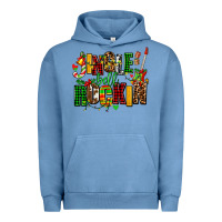 Pigment Pebble Blue jingle bell rockin Urban Hoodie - AdoDesignShop