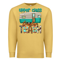 Antique Gold upper class trailer trash Premium Sweatshirt - texasbilliewilder