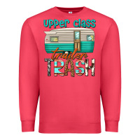 Cardinal upper class trailer trash Premium Sweatshirt - texasbilliewilder
