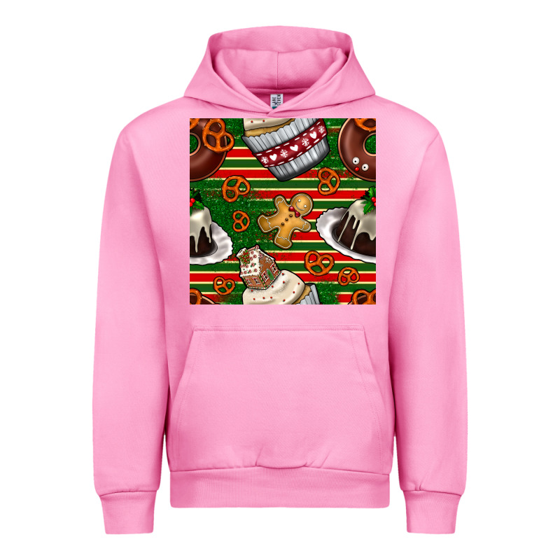 Christmas Cake Seamless Pattern Urban Hoodie by BundleAndBundleShop | Teevron
