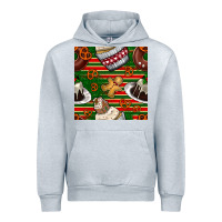 Heather Grey christmas cake seamless pattern Urban Hoodie - BundleAndBundleShop