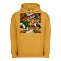Pigment Peanut Butter christmas cake seamless pattern Urban Hoodie - BundleAndBundleShop