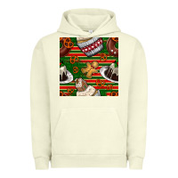 Pigment Pistachio christmas cake seamless pattern Urban Hoodie - BundleAndBundleShop
