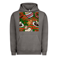 Pigment Tornado christmas cake seamless pattern Urban Hoodie - BundleAndBundleShop