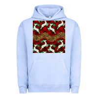 Pigment Grape Ice christmas deer and plaid seamless pattern Urban Hoodie - BundleAndBundleShop