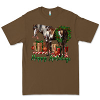 Cacao happy holidays mustang horse Premium Tee - LillyAllenDesigns