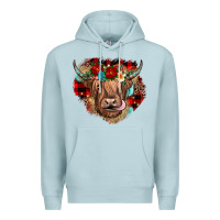 Blue Mist christmas cow gemstone Premium Hoodie - JahusDesignShop