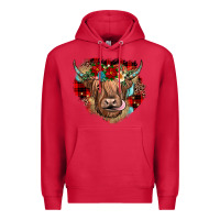 Cardinal christmas cow gemstone Premium Hoodie - JahusDesignShop
