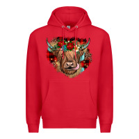 Red christmas cow gemstone Premium Hoodie - JahusDesignShop