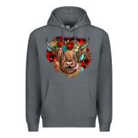 Rock christmas cow gemstone Premium Hoodie - JahusDesignShop