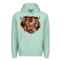 Seafoam christmas cow gemstone Premium Hoodie - JahusDesignShop