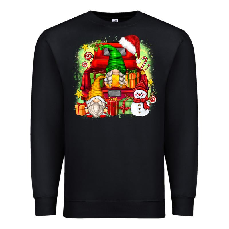 Christmas Gnome Truck Premium Sweatshirt by Zillion Design Studio | Teevron