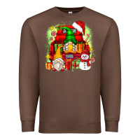 Chestnut christmas gnome truck Premium Sweatshirt - Zillion Design Studio