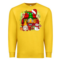 Lemon christmas gnome truck Premium Sweatshirt - Zillion Design Studio