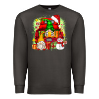 Smoke christmas gnome truck Premium Sweatshirt - Zillion Design Studio