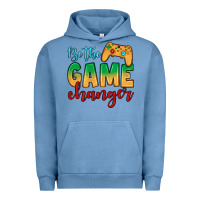 Pigment Pebble Blue Be the game changer Urban Hoodie - JahusDesignShop