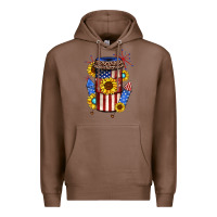 Chestnut 4th of july coffee cup Premium Hoodie - JahusDesignShop