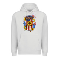 Dove Grey 4th of july coffee cup Premium Hoodie - JahusDesignShop