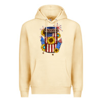 Pina Colada 4th of july coffee cup Premium Hoodie - JahusDesignShop