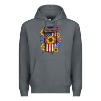 Rock 4th of july coffee cup Premium Hoodie - JahusDesignShop