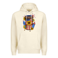 Sandshell 4th of july coffee cup Premium Hoodie - JahusDesignShop