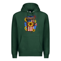 Sports Green 4th of july coffee cup Premium Hoodie - JahusDesignShop